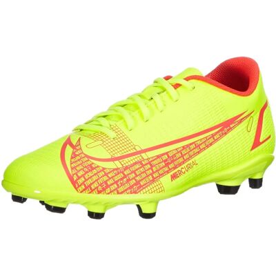 Nike Vapor 14 Club FG/MG Yellow/Red Football Shoes - All Year Men Nike Vapor 14 Club FG/MG Yellow/Red Football Shoes - All Year Men