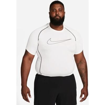 Nike Pro Drifit DD1992100 Weiß Trainings-T-Shirt - Ganzjährig Nike Pro Drifit DD1992100 Weiß Trainings-T-Shirt - Ganzjährig