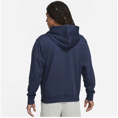 Nike DA5942419 Navy Ivory Hoodie - Męska bluza z kapturem Nike DA5942419 Navy Ivory Hoodie - Męska bluza z kapturem