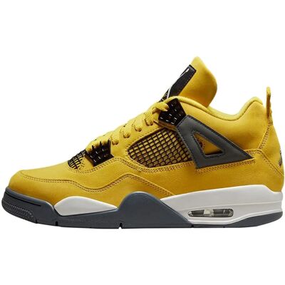 Nike Jordan Lightning 2021 Nubuck Gule Sneakers - Sneakers Nike Jordan Lightning 2021 Nubuck Gule Sneakers - Sneakers