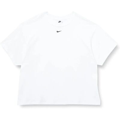 T-Shirt Oversized in Cotone Biologico Nike Bianca - Donna T-Shirt Oversized in Cotone Biologico Nike Bianca - Donna