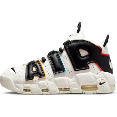 Nike Air More Uptempo '96 Sail/Noir-Orange - Baskets - Publicité Nike Air More Uptempo '96 Sail/Noir-Orange - Baskets - Publicité