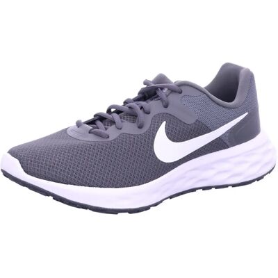 Buty do Biegania Nike Mężczyźni Revolution 6 - Szary/Biały/Dym - Rozmiar 8 US Buty do Biegania Nike Mężczyźni Revolution 6 - Szary/Biały/Dym - Rozmiar 8 US