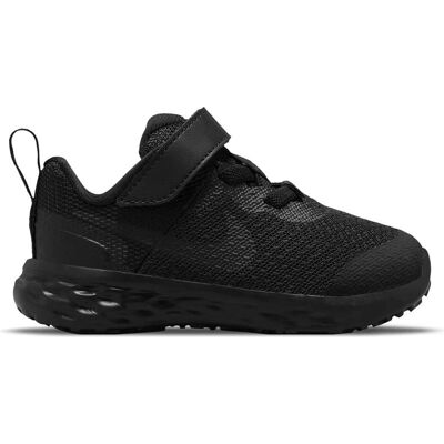 Nike Revolution 6 Tdv Unisex Barn Sneakers - Svart & Grå - EU 17 Nike Revolution 6 Tdv Unisex Barn Sneakers - Svart & Grå - EU 17