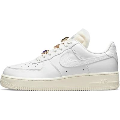 Nike Air Force 1 Low Prm Jewels White - Breathable Leather Sneakers Nike Air Force 1 Low Prm Jewels White - Breathable Leather Sneakers