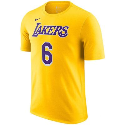 Żółta Koszykarska Koszulka Nike LeBron James - T-Shirt Żółta Koszykarska Koszulka Nike LeBron James - T-Shirt