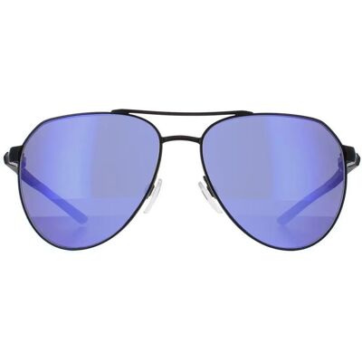Nike DQ0924 Unisex Satijn Zwart Blauw - Zonnebril Nike DQ0924 Unisex Satijn Zwart Blauw - Zonnebril