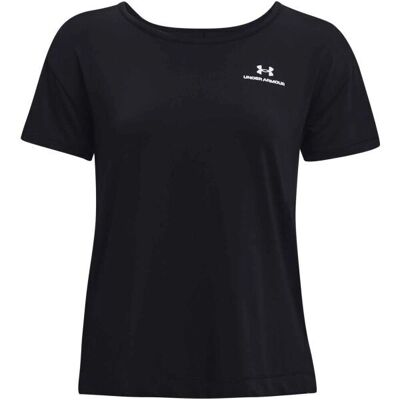Under Armour Svart/Vit Rush Energy T-shirt - Träning Under Armour Svart/Vit Rush Energy T-shirt - Träning