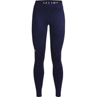 Under Armour Damen ColdGear Leggings - Mitternachtsblau / Weiß - XS Under Armour Damen ColdGear Leggings - Mitternachtsblau / Weiß - XS