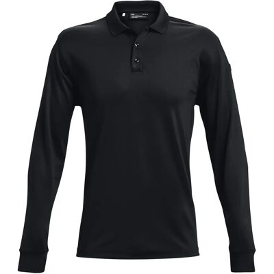 Under Armour Tac Performance Polo LS 2.0 - Svart - Långärmad polotröja Under Armour Tac Performance Polo LS 2.0 - Svart - Långärmad polotröja