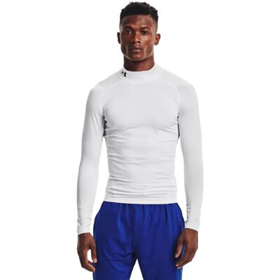 Under Armour HeatGear Mock Maglia Manica Lunga Bianco / Nero M - Base Layer Under Armour HeatGear Mock Maglia Manica Lunga Bianco / Nero M - Base Layer