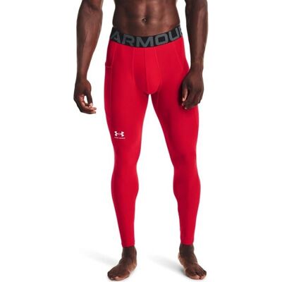Under Armour - HeatGear Armour Leggings - Rouge - Leggings - Publicité Under Armour - HeatGear Armour Leggings - Rouge - Leggings - Publicité