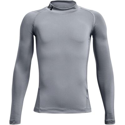 Under Armour HeatGear hosszú ujjú alapréteg - Acél / Fekete / Szürke Under Armour HeatGear hosszú ujjú alapréteg - Acél / Fekete / Szürke