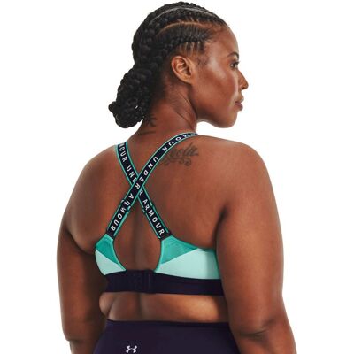 Under Armour Infinity High Blocked Sport-BH - sea mist/purple - Sport-BH Under Armour Infinity High Blocked Sport-BH - sea mist/purple - Sport-BH