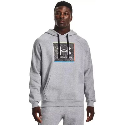 Sweat à Capuche Rival Fleece pour Homme - Gris & Noir - Publicité Sweat à Capuche Rival Fleece pour Homme - Gris & Noir - Publicité