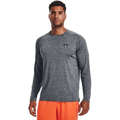 Under Armour Herr Tech Långärmad T-Shirt - Pitch Gray/Black - T-Shirt Under Armour Herr Tech Långärmad T-Shirt - Pitch Gray/Black - T-Shirt