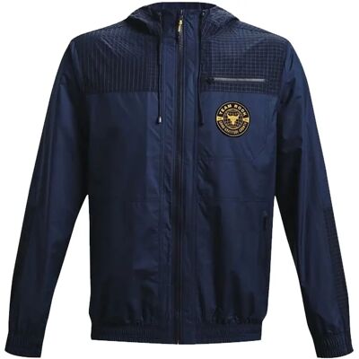 Under Armour x Project Rock Navy Langarm Woven Layer Jacke Under Armour x Project Rock Navy Langarm Woven Layer Jacke