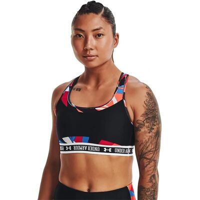 Under Armour Crossback Mid - Svart - Träningsbh Under Armour Crossback Mid - Svart - Träningsbh