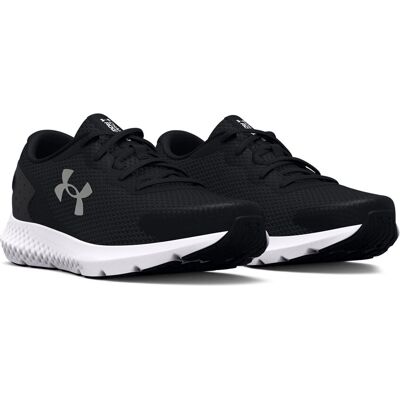 Under Armour Charged Rogue 3 Löparskor - Svart / Silver - Kvinnor Under Armour Charged Rogue 3 Löparskor - Svart / Silver - Kvinnor