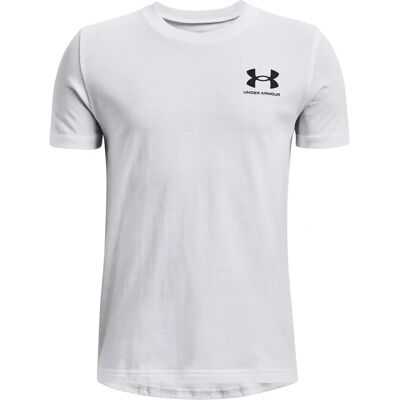 Under Armour White Youth T-Shirt - Casual Sportswear Under Armour White Youth T-Shirt - Casual Sportswear