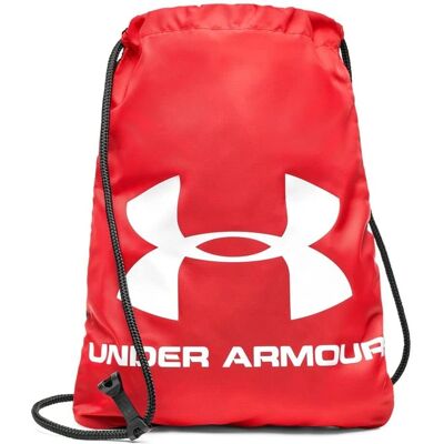 Under Armour Ozsee Gym Bag - czerwony/legendarny czarny (603) Under Armour Ozsee Gym Bag - czerwony/legendarny czarny (603)