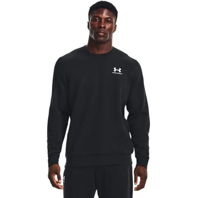 Under Armour Herren Essential Fleece Crew Sweatshirt - Schwarz - Freizeit - Sport - Baumwolle Under Armour Herren Essential Fleece Crew Sweatshirt - Schwarz - Freizeit - Sport - Baumwolle