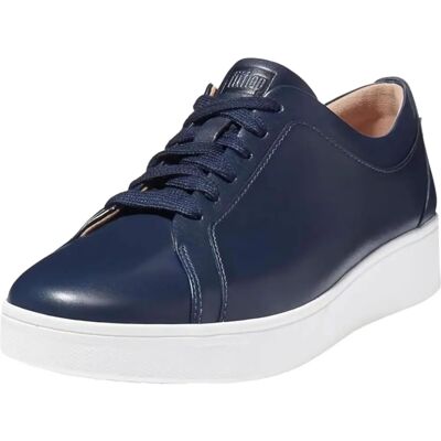 Baskets en Cuir Fitflop Rally - Marine Nuit - Sneakers - Publicité Baskets en Cuir Fitflop Rally - Marine Nuit - Sneakers - Publicité