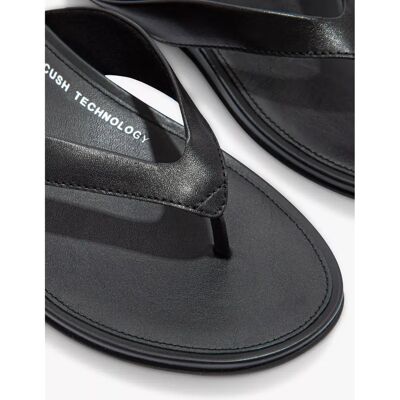 Fitflop Gracie Leder Flipflop schwarz Fitflop Gracie Leder Flipflop schwarz