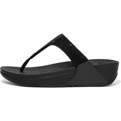 Fitflop Lulu Infradito Decorati con Cristalli neri Fitflop Lulu Infradito Decorati con Cristalli neri