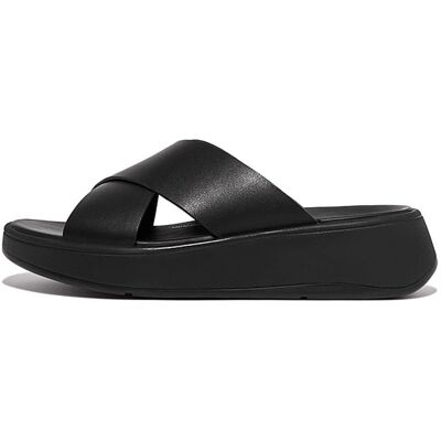 Fitflop F-Mode Slide Femmes Cuir - Publicité Fitflop F-Mode Slide Femmes Cuir - Publicité