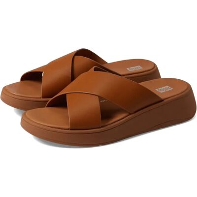 Fitflop F-mode Sandales Croisées marron - Publicité Fitflop F-mode Sandales Croisées marron - Publicité