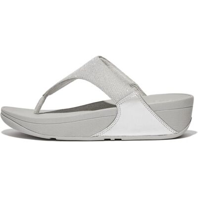 Fitflop Lulu Shimmerlux Sandali a fascia argento Fitflop Lulu Shimmerlux Sandali a fascia argento