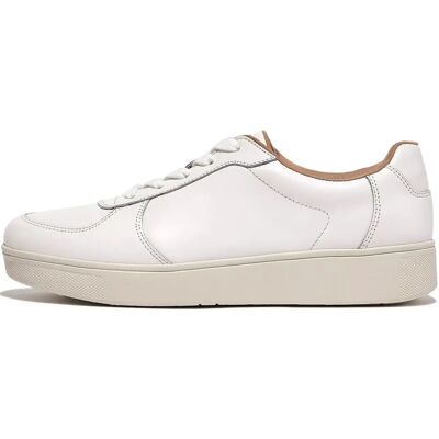 FitFlop Rally Scarpe in Pelle Bianca - Scarpe Casual Sportive FitFlop Rally Scarpe in Pelle Bianca - Scarpe Casual Sportive