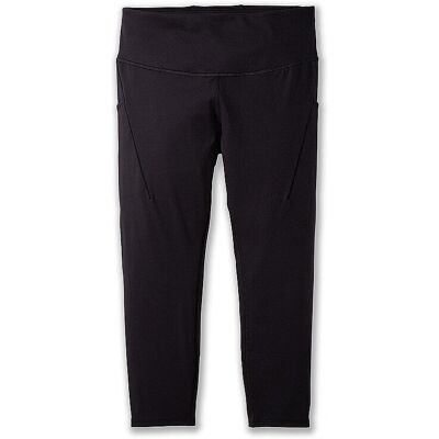 Brooks Damen Spark Capri - Schwarz - Lauftight Brooks Damen Spark Capri - Schwarz - Lauftight