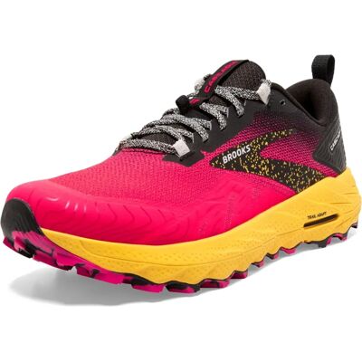 Brooks Cascadia 17 Buty do biegania trailowe - Różowo/Czarno/Limonkowe Brooks Cascadia 17 Buty do biegania trailowe - Różowo/Czarno/Limonkowe