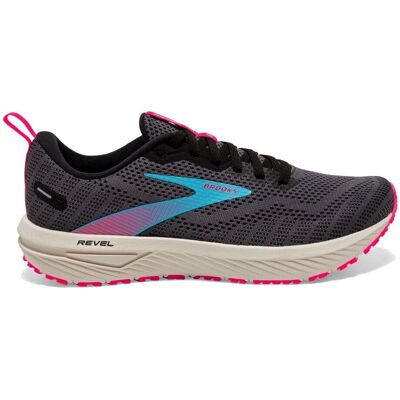 Brooks Revel 6 - Zapatillas de running negras versátiles para hombres y mujeres Brooks Revel 6 - Zapatillas de running negras versátiles para hombres y mujeres