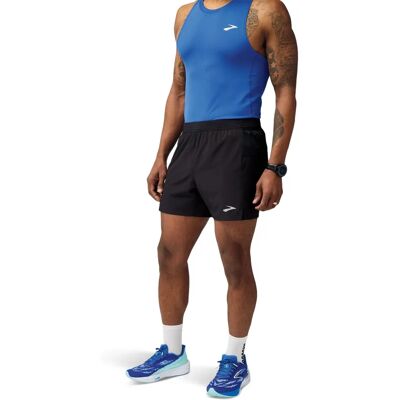 Brooks Short de course Journey 5" - Noir - Publicité Brooks Short de course Journey 5" - Noir - Publicité