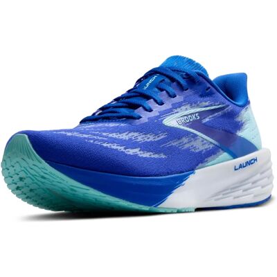 Brooks Launch 11 - Chaussures de course bleues - Publicité Brooks Launch 11 - Chaussures de course bleues - Publicité