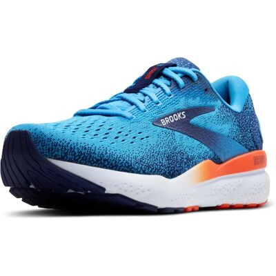 Brooks Ghost 16 Chaussures de Course Bleu Orange - Chaussures de Course - Publicité Brooks Ghost 16 Chaussures de Course Bleu Orange - Chaussures de Course - Publicité