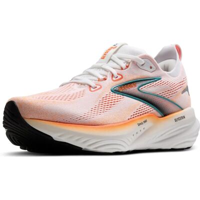 Brooks Glycerin 22 Blanco/Naranja/Verde Azul Slate - Zapatillas Brooks Glycerin 22 Blanco/Naranja/Verde Azul Slate - Zapatillas