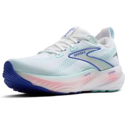 Brooks Glycerin 22 Running Shoes - White/Blue - Women Brooks Glycerin 22 Running Shoes - White/Blue - Women