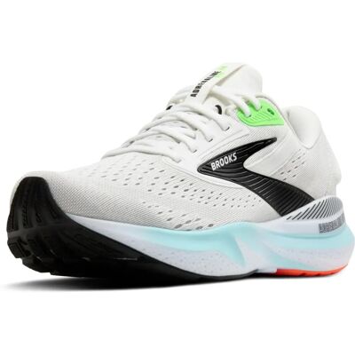 Brooks - Adrenaline GTS 24 - 46,5 - Blanc - Chaussures de course - Publicité Brooks - Adrenaline GTS 24 - 46,5 - Blanc - Chaussures de course - Publicité