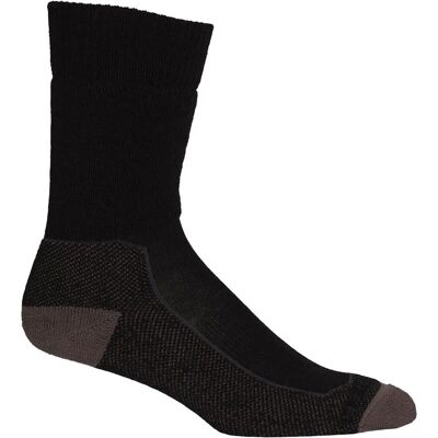 Icebreaker Merino Socken - Medium Crew - Schwarz / Mink / Monsoon - Wandern Icebreaker Merino Socken - Medium Crew - Schwarz / Mink / Monsoon - Wandern