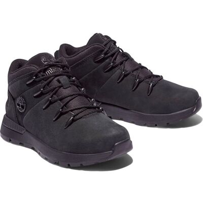 Timberland Kids' Black Leather Casual Trainers - Trainers Timberland Kids' Black Leather Casual Trainers - Trainers