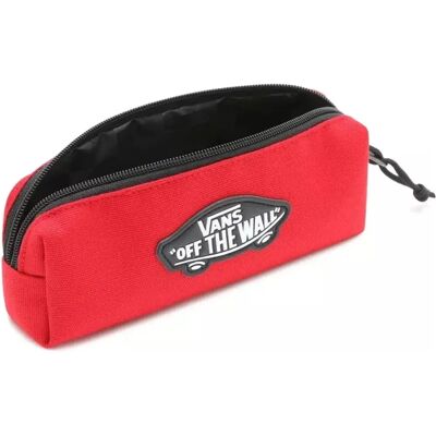 Trousse à crayons rouge avec logo 'Off The Wall' de Vans - Trousse - Publicité Trousse à crayons rouge avec logo 'Off The Wall' de Vans - Trousse - Publicité
