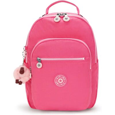 Kipling Seoul S Rose Bonbon Sac à dos - Enfants & Jeunes Nylon - Publicité Kipling Seoul S Rose Bonbon Sac à dos - Enfants & Jeunes Nylon - Publicité