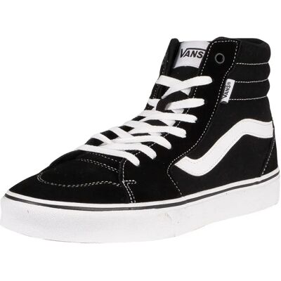 Baskets Vans Filmore Hi En Daim et Toile - Noir/Blanc - Homme - Publicité Baskets Vans Filmore Hi En Daim et Toile - Noir/Blanc - Homme - Publicité
