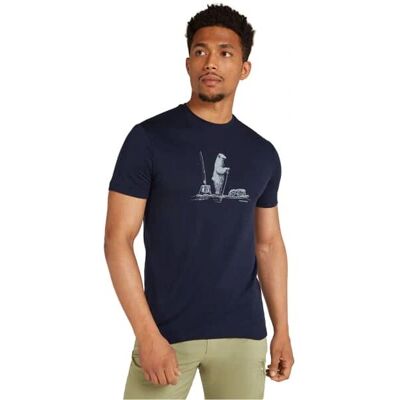 Icebreaker Miesten Merino 150 Tech Lite Short Sleeve T-paita Polar Paddle M Icebreaker Miesten Merino 150 Tech Lite Short Sleeve T-paita Polar Paddle M