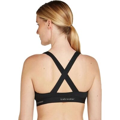 Icebreaker Soutien-gorge de sport Merino Noir - Publicité Icebreaker Soutien-gorge de sport Merino Noir - Publicité