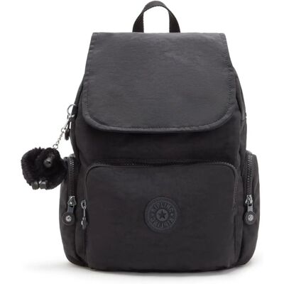 Kipling City Zip Mini Rygsæk (KPKI6046) - sort noir Kipling City Zip Mini Rygsæk (KPKI6046) - sort noir